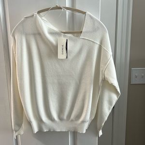 Evereve “Favorite” off shoulder sweater, NWT, Small